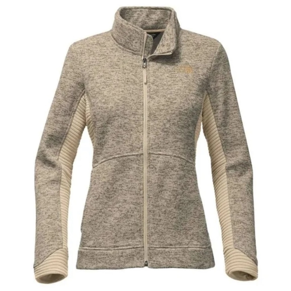 The North Face Women's Gray and Cream Ski Jacket
